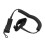 Black Ankle Leash for Paddle Board Safety Surfing Rope 10ft for Flatwater Use 5