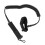 Black Ankle Leash for Paddle Board Safety Surfing Rope 10ft for Flatwater Use 6