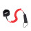 Stand Up Paddle Surfboard Leash Red, 7mm Urethane Cord Safety Guard 16