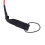 Stand Up Paddle Surfboard Leash Red, 7mm Urethane Cord Safety Guard 7