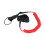 Stand Up Paddle Surfboard Leash Red, 7mm Urethane Cord Safety Guard 5