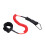 Stand Up Paddle Surfboard Leash Red, 7mm Urethane Cord Safety Guard 14