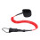 Stand Up Paddle Surfboard Leash Red, 7mm Urethane Cord Safety Guard 15