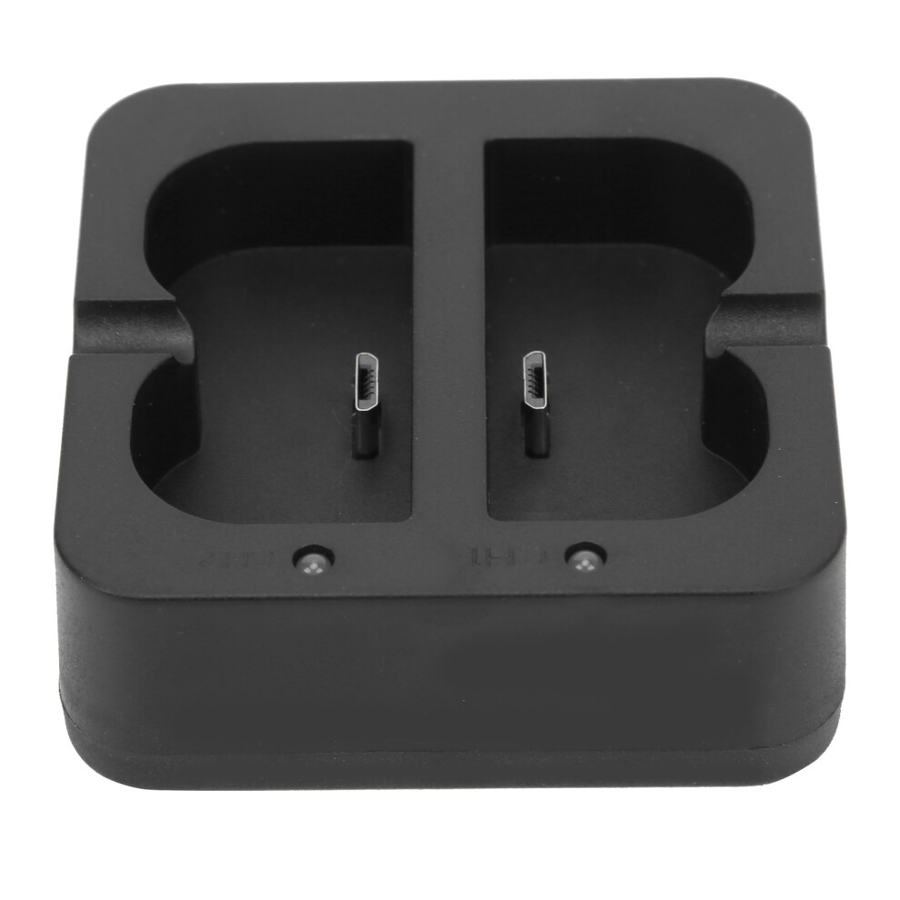 Lightweight Dual Charger For Video Doorbell Batteries With Led Indicators Black 8251340518928