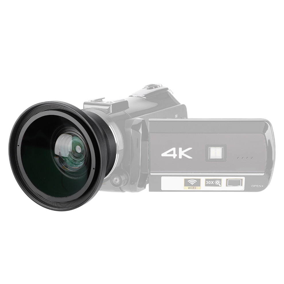 0.39X Super Wide Angle Lens For Dv Cameras & Phones 37Mm Clip Included 3141340520579