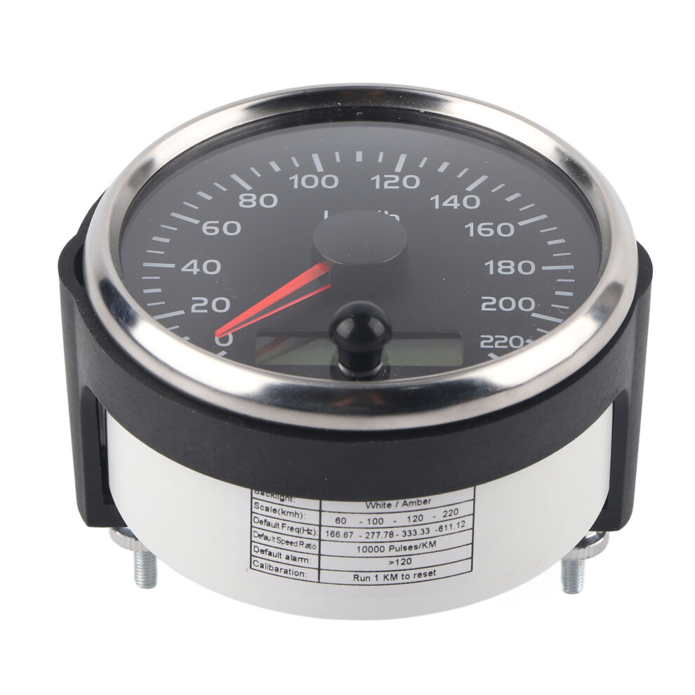 Ip67 85Mm Speedometer Lcd Display Adjustable 220Kmh For Vehicles 4211340520547