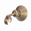Support de pomme de douche en laiton réglable 1 trou 163g 10