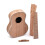 26 Inch Ukulele DIY Kit Tenor Ukelele 4 String 7