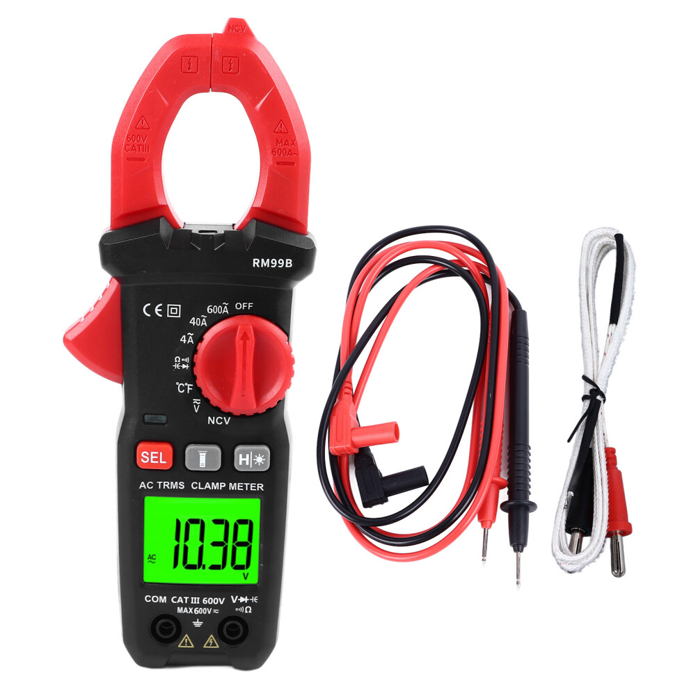 Digital Clamp Meter Multimeter 4000 Counts Amp 9121376551956