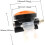 Snorkel Regulator with Mouthpieces for Underwater Diving, Second Stage Adapted Dive Regulator, Lightweight and Durable 5