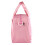 Borsa a spalla singola con zip Tote Rosa-XL 30*12*22cm 5