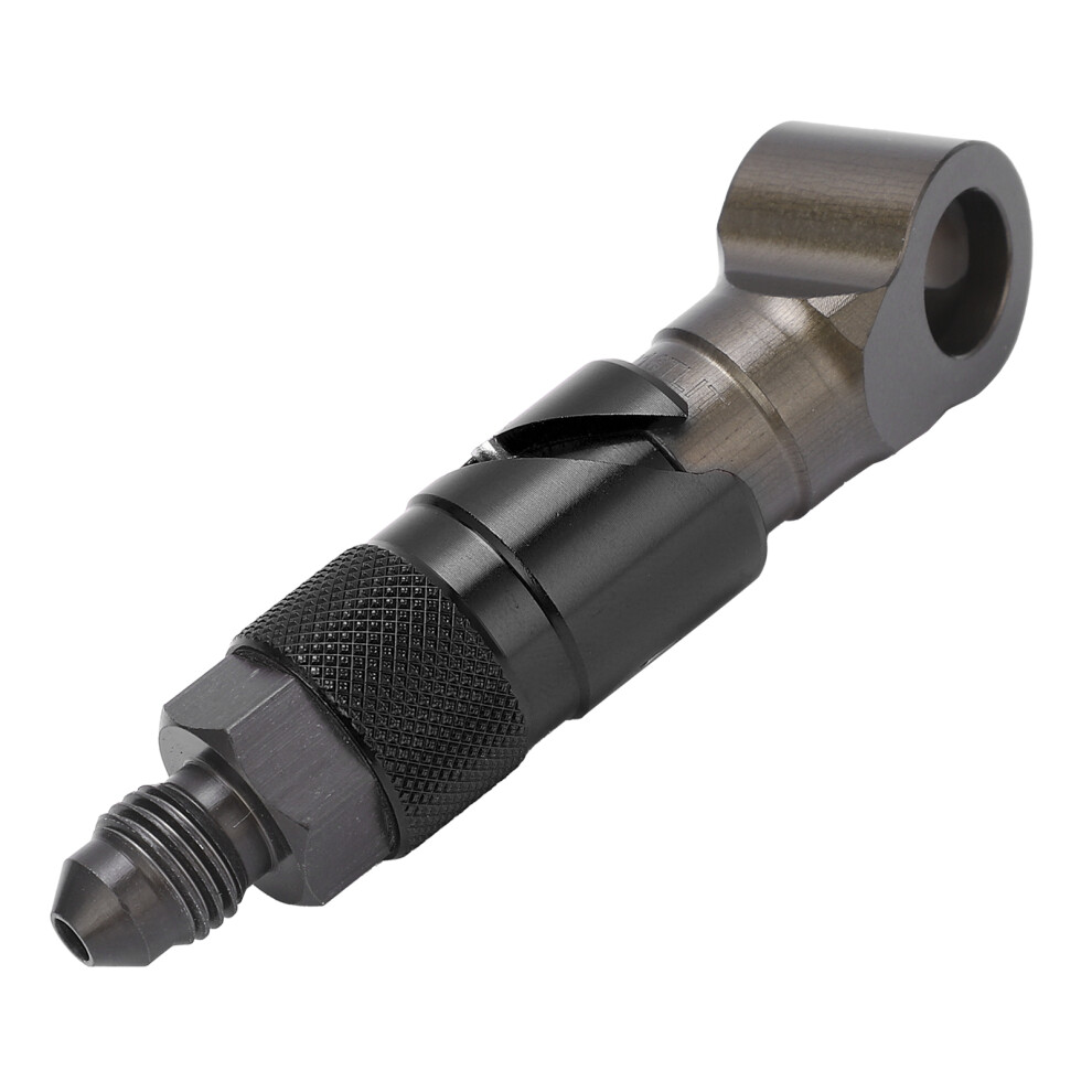Universal Curved Quick Release Brake Line Adapter For Fluid Hoses - Black 9311340522345