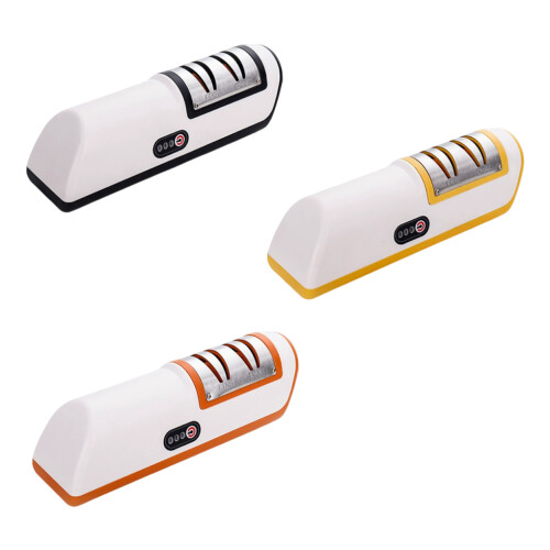 (Orange) Excellent Safety Performance Electric Knife Sharpener UK And Small 2
