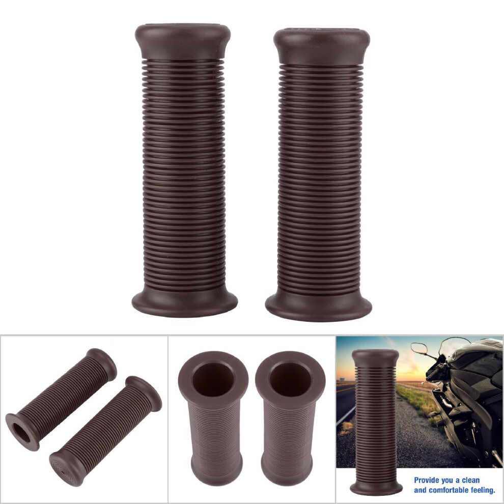 1.1Inch 28Mm Tpu Motorcycle Handlebar Grips Dark/Brown 5061340523524