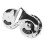 2 pezzi clacson auto 510 Hz 115 dB argento 12V 30W 11