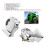 2 pezzi clacson auto 510 Hz 115 dB argento 12V 30W 9