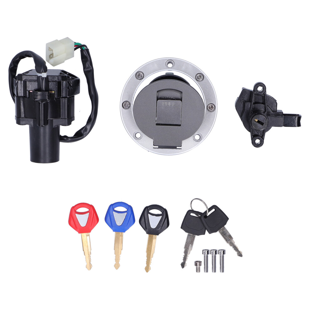 Motorcycle Ignition Helmet Fuel Tank Lock Set With 9121376552724