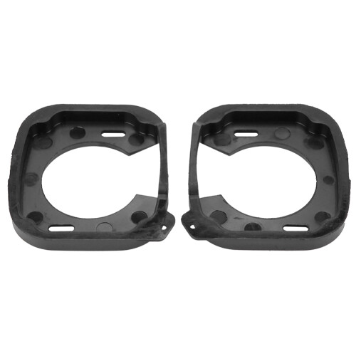 1 paio di copricleat 7,9x6,5x1,1cm Nero Zero/Luce 2