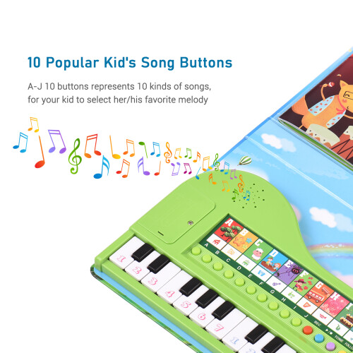 Bigfun 20-key Piano Book Electronic Piano Keyboard 1