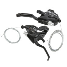 WAKE MTB Road Bike Shifter Brake Levers 21 Speed 3X7 with Shift Cable