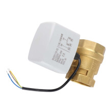 AC220V DN50 2 Inch 2-Way Brass Electric Motorized Ball Valve