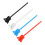 Durable ABS Resin Mixer Paddles - 4Pcs 5 Blades Multi-Function Use 15