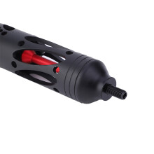 Universal Alloy Metal Archery Stabilizer Vibration Damper Black Red