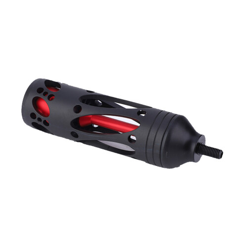 Universal Alloy Metal Archery Stabilizer Vibration Damper Black Red 2