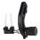 Right Hand Aluminum Arrow Rest for Compound Bow Hunting, Black 9