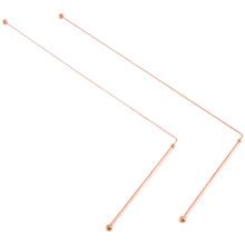 Copper Descending Rods for Water Detection - 2 Pieces of 99.9% Pure Copper Pendulum Rods for Dowsing