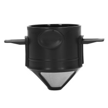 Pour Over Filter 304er Edelstahl Schwarz 50 g, 115x75 mm