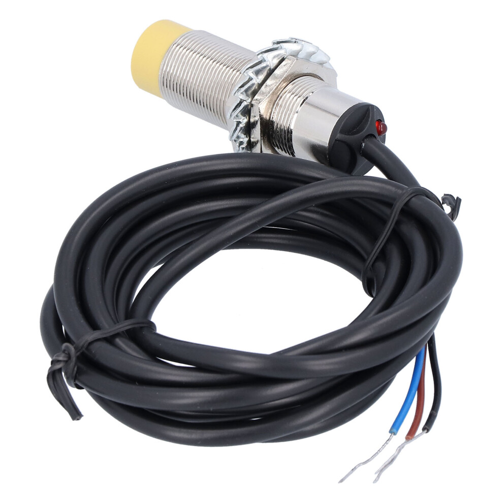 Waterproof M18 Proximity Sensor Dc6-36V 3-Wire Pnp Nc 4161340532883