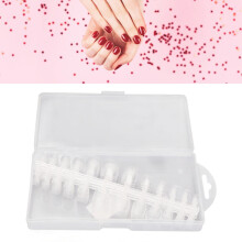 240 Stück Fake Zehennägel Vollabdeckung Mehrzweck Glänzend DIY Künstliche Zehennägel Vollabdeckung für Zuhause Nagelstudio Transparent