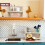 GEEZY GEEZY Stacking Storage Baskets Set 4 Open Front Kitchen, Fruits, Veg, Snack Organiser 4