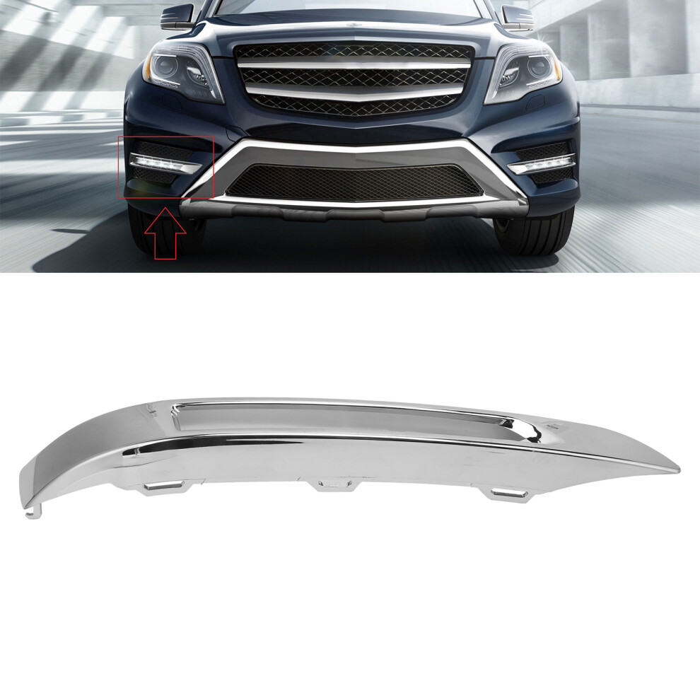 Car Front Right Fog Lamp Bezel Trim For Mercedes Benz Glk 2013-2015 3231340534901