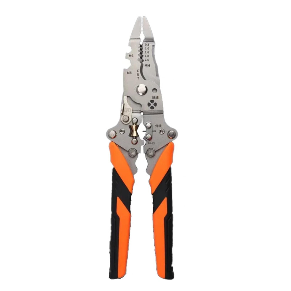Robuster Stahldrahtstripper Und Crimp Werkzeug Mit 14 Funktionen Fã¼R Draht Crimper, Handwerksliebhaber, Hochwertiges Material 6276012427485