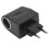12 V 1,5 A Zigarettenanzünder-Adapter Schwarz Kompakt 13