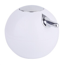 380ml Round Liquid Soap Dispenser – White, Black or Gold, 11.3cm