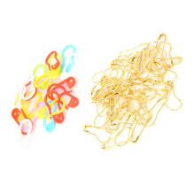 50pcs Golden Calabash Shape Safety Pins for Craft Sewing Garments