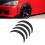 4pcs Wheel Eyebrow Protector Flexible PP Widened 12