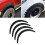 4pcs Wheel Eyebrow Protector Flexible PP Widened 11