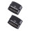 2 pezzi Divisore auto a due vie 12V 60W Nero ABS+Metallo 6