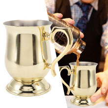 Moscow Cocktail Mule-Becher, 3,0 Zoll Öffnung, goldplattiert