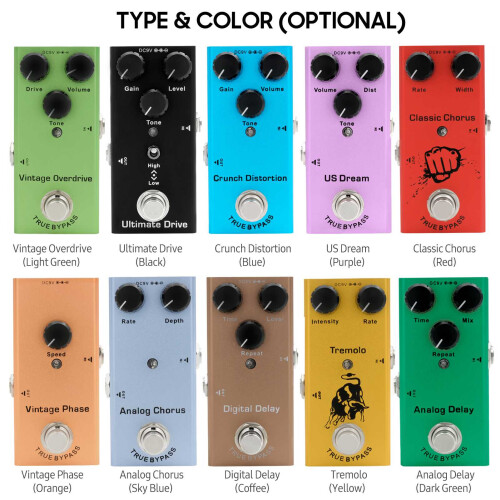 IRIN EF-05 Electric Guitar Effect Pedal Portable 2