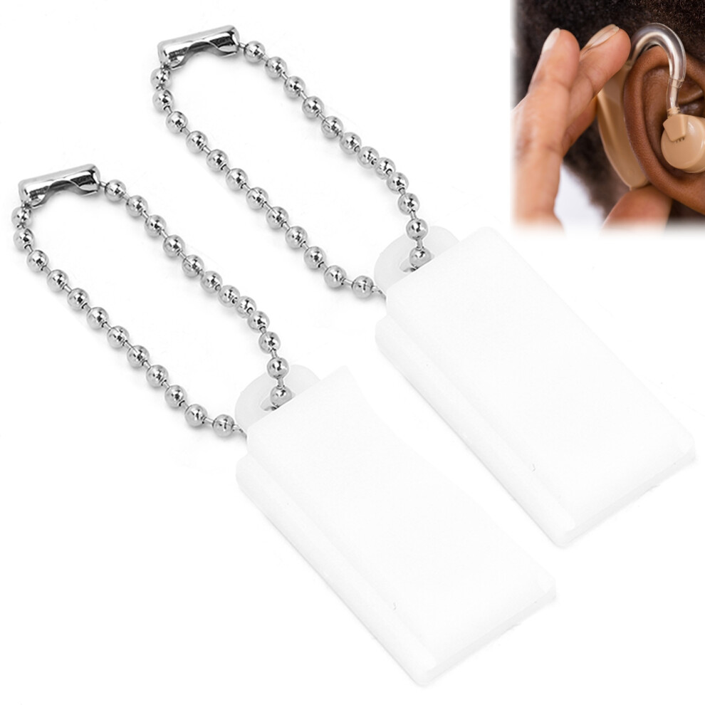 High Quality  Compact 2pcs Hearing Aid Battery Box: Safe & Easy Storage