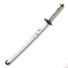Anime Samurai Sword 75cm Wooden Blade with Sheath for Role Play Kendo Practice Color C Ideal for Anime Fans