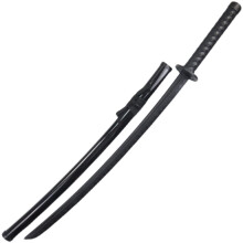Anime Samurai Blade Cold Plastic Steel Rubber Knife with Sheath for Iai Training Kendo Martial Arts Practice