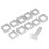 Set di stampi per mooncake Quadratique, 206 g, Argento 16