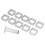 Set di stampi per mooncake Quadratique, 206 g, Argento 14
