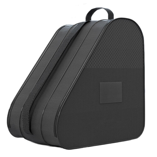 Inline Skate Bag with Adjustable Shoulder Strap, Breathable Storage for Roller Skates, Multifunctional Figure Skating Backpack, Black